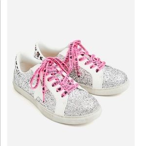 Betsey Johnson Torrid Silver Glitter Sneakers 11